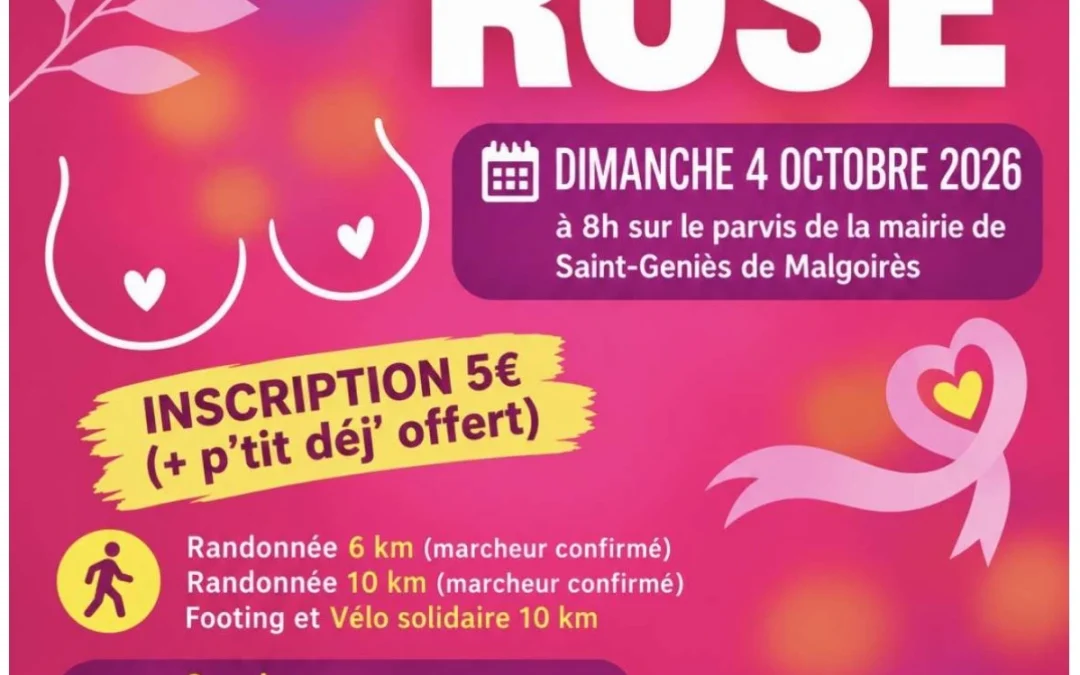 Octobre Rose 2026 : se faire dépister, c&rsquo;est se protéger…