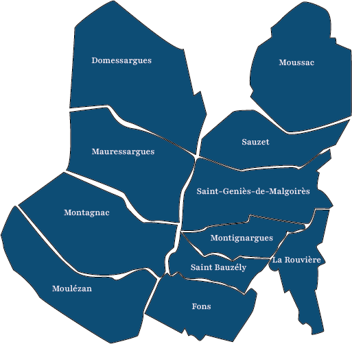 Carte du territoire primaire de la MSP ""